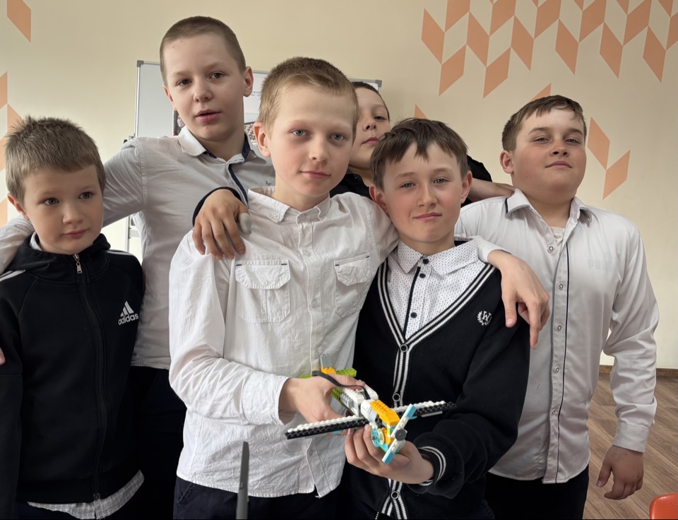 Занятие по робототехнике.